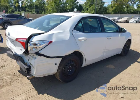 2016 Toyota Corolla Le from USA, damaged, VIN 2T1BURHE2GC602349